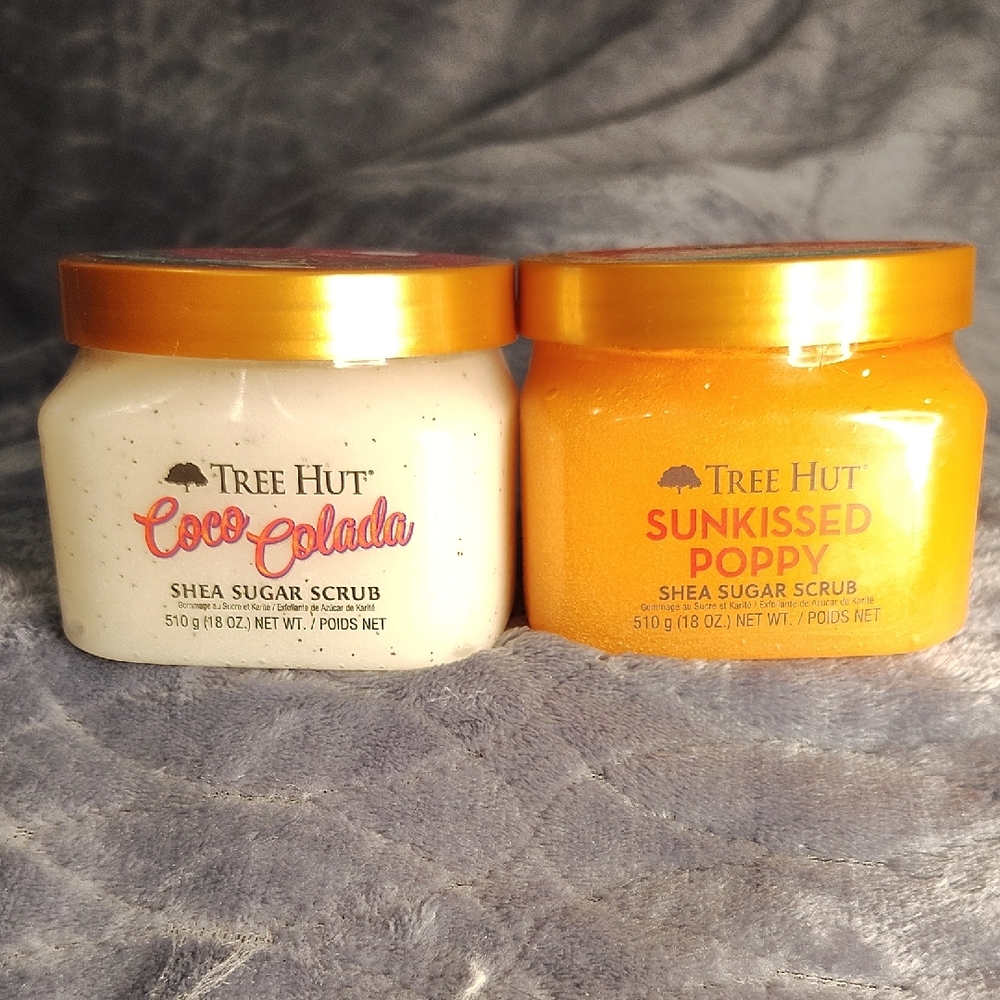 Tree Hut Coco Colada and Sunkissed Poppy Shea Sugar Scrub Duo